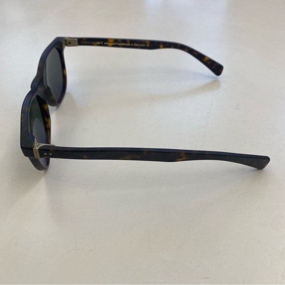 Lunor || S1 1101 Sunglasses Matte Dark Havana Tortoise Polarized Made in Germany main image 6